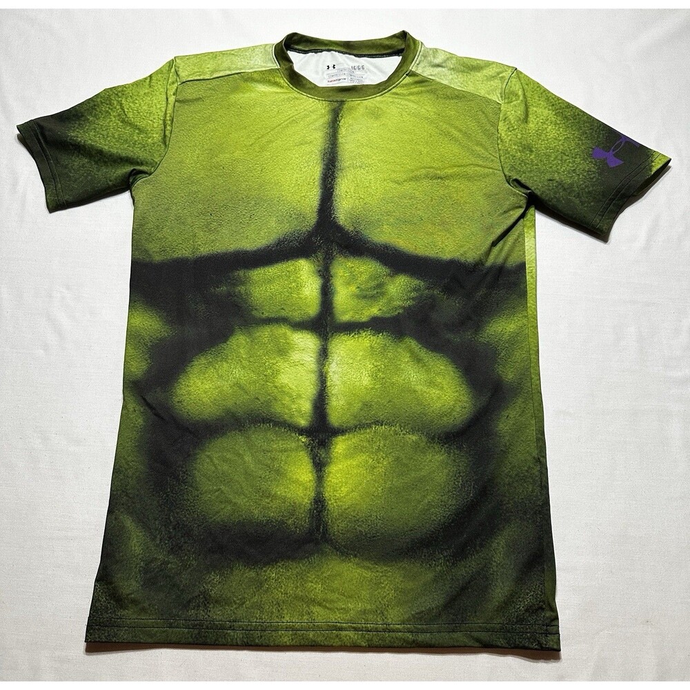 Hulk Under Armour Age of Ultron Avengers Alter Ego Compression Shirt Men's Large